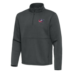 Columbus Blue Jackets Antigua Twist Quarter-Zip Pullover Jacket
