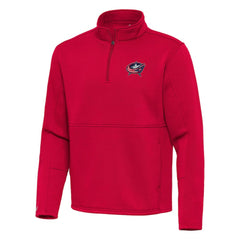 Columbus Blue Jackets Antigua Twist Quarter-Zip Pullover Jacket