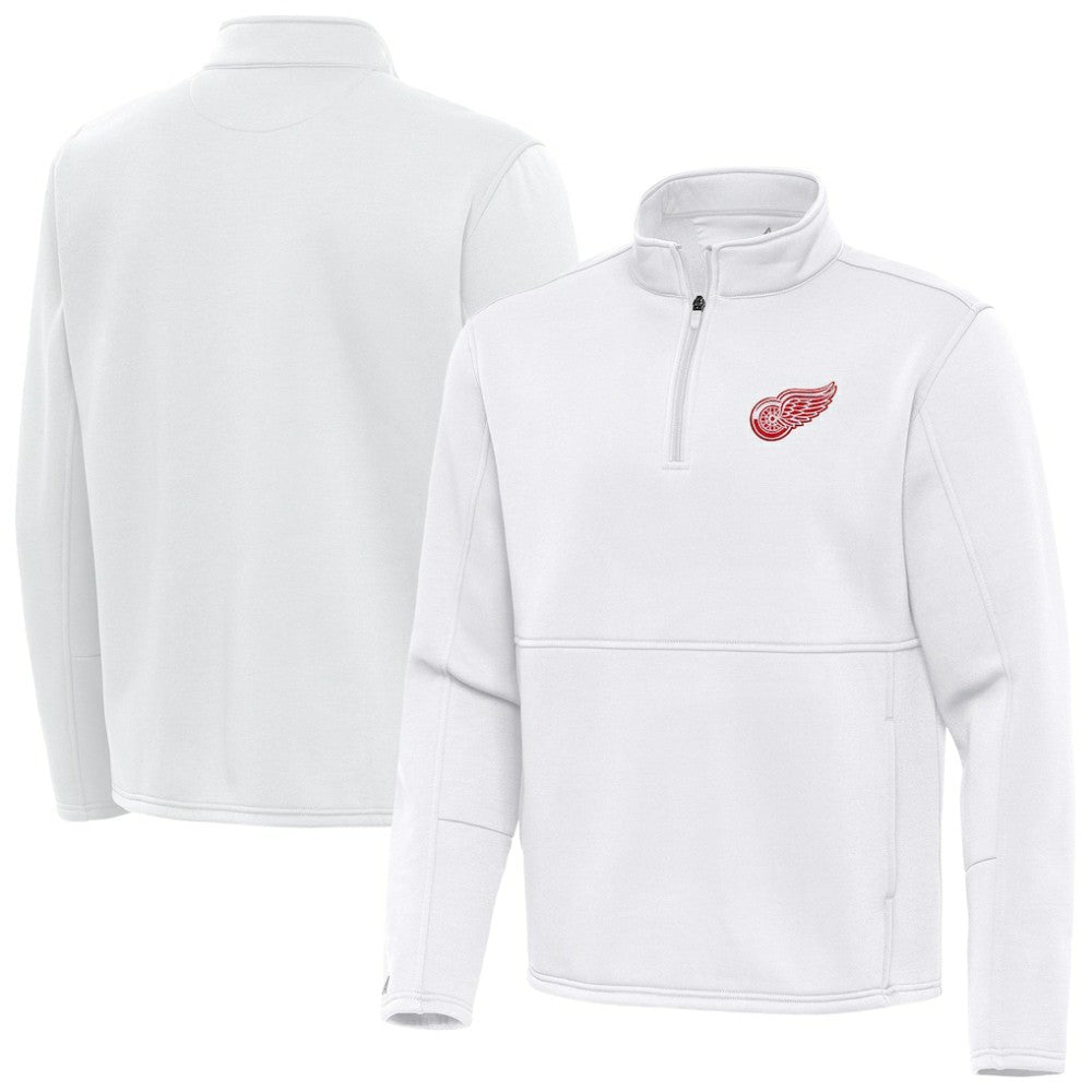 Detroit Red Wings Antigua Twist Quarter-Zip Pullover Jacket