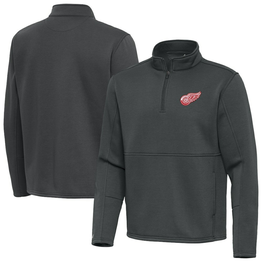 Detroit Red Wings Antigua Twist Quarter-Zip Pullover Jacket