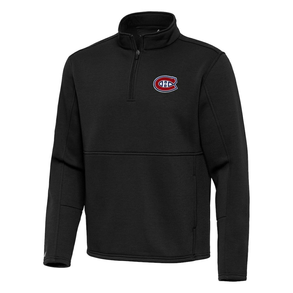 Montreal Canadiens Antigua Twist Quarter-Zip Pullover Jacket