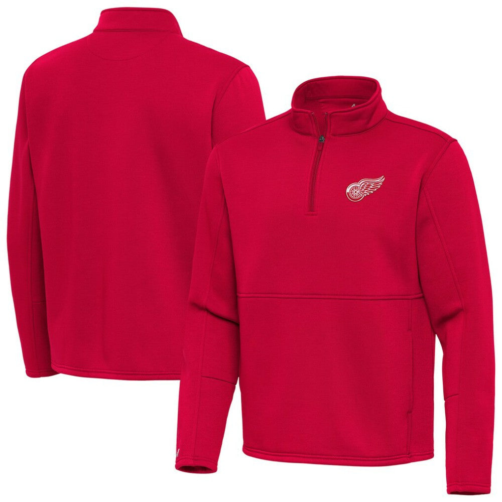 Detroit Red Wings Antigua Twist Quarter-Zip Pullover Jacket