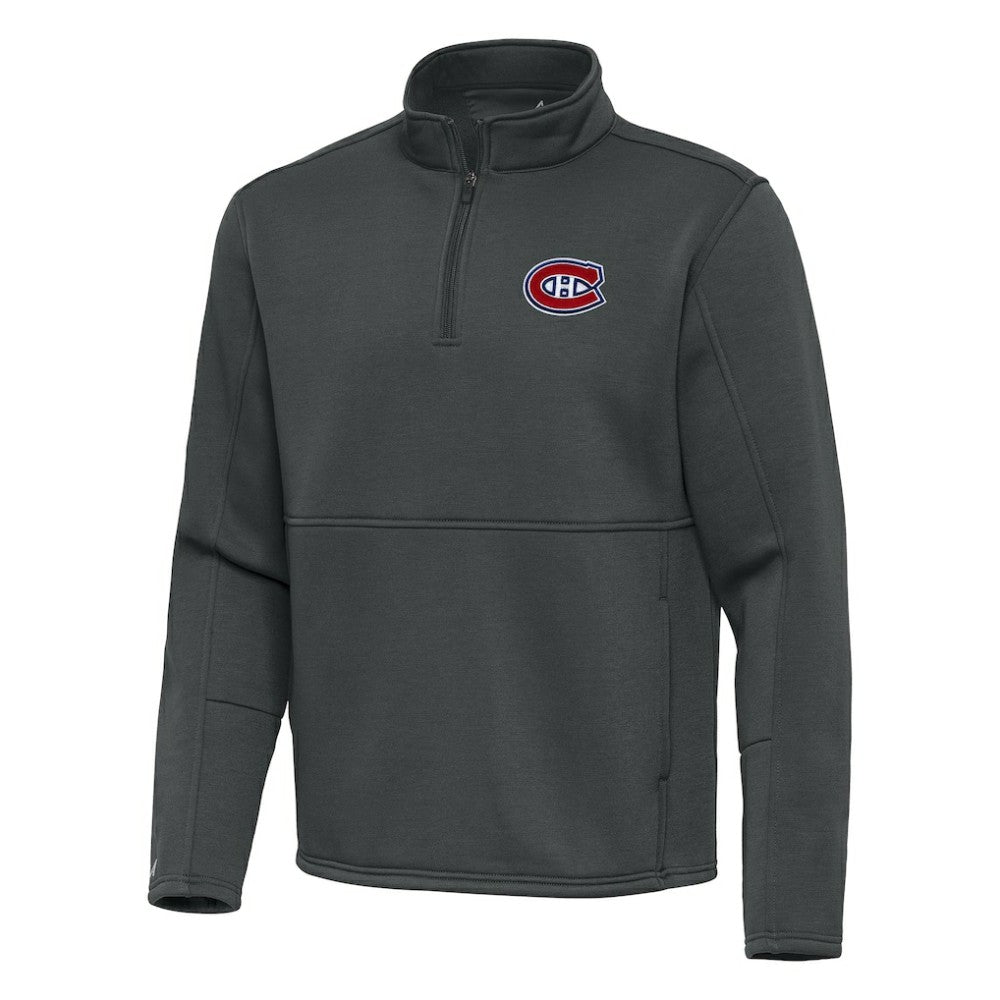 Montreal Canadiens Antigua Twist Quarter-Zip Pullover Jacket