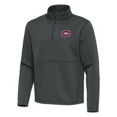 Montreal Canadiens Antigua Twist Quarter-Zip Pullover Jacket