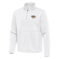 Nashville Predators Antigua Twist Quarter-Zip Pullover Jacket