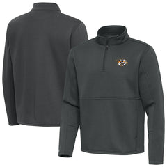 Nashville Predators Antigua Twist Quarter-Zip Pullover Jacket