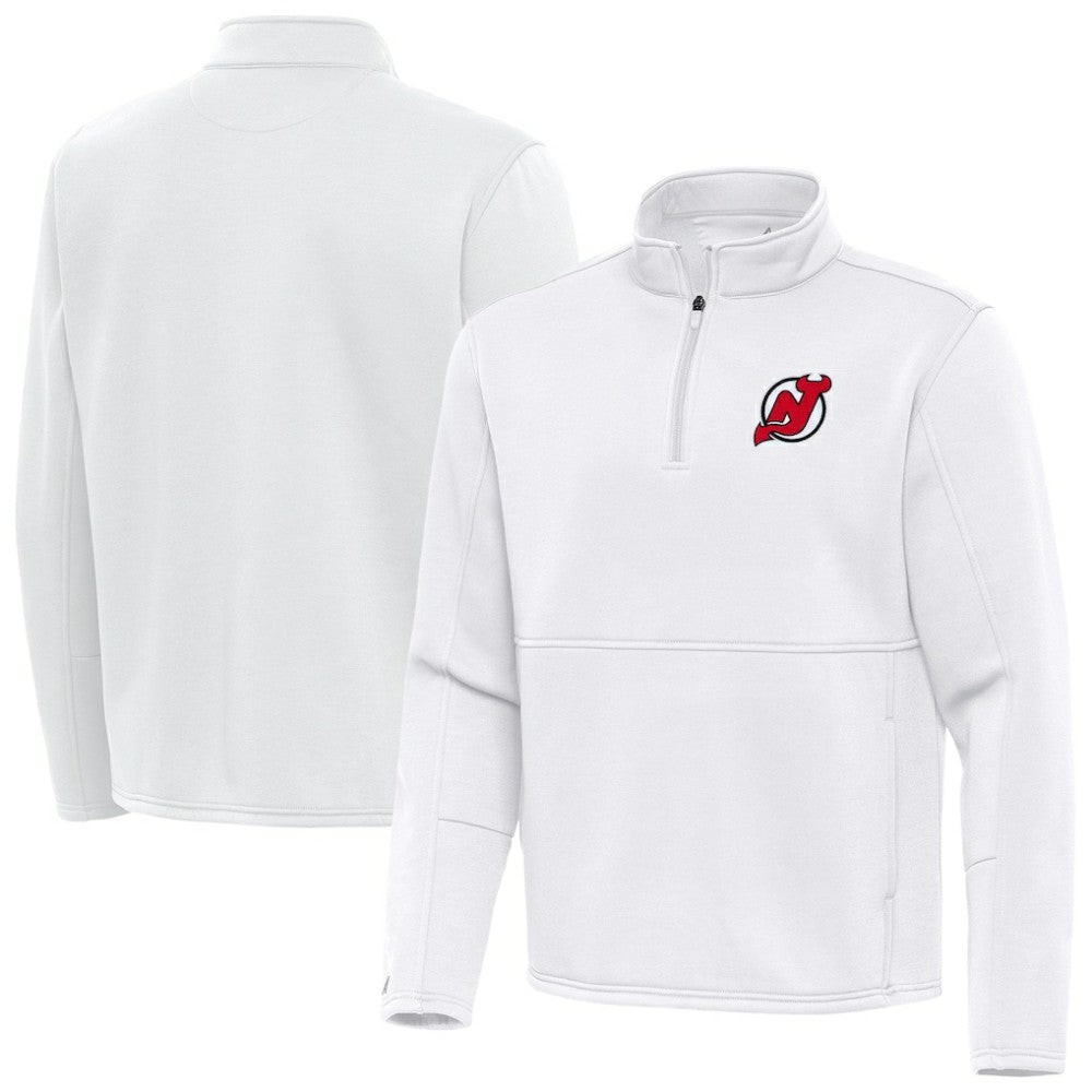New Jersey Devils Antigua Twist Quarter-Zip Pullover Jacket