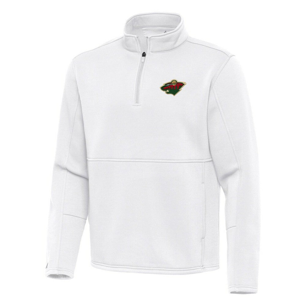 Minnesota Wild Antigua Twist Quarter-Zip Pullover Jacket