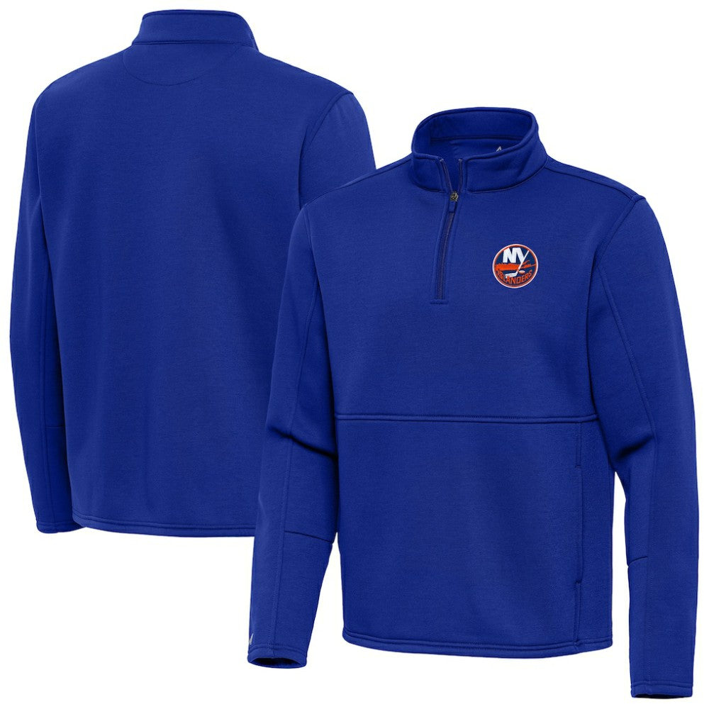 New York Islanders Antigua Twist Quarter-Zip Pullover Jacket