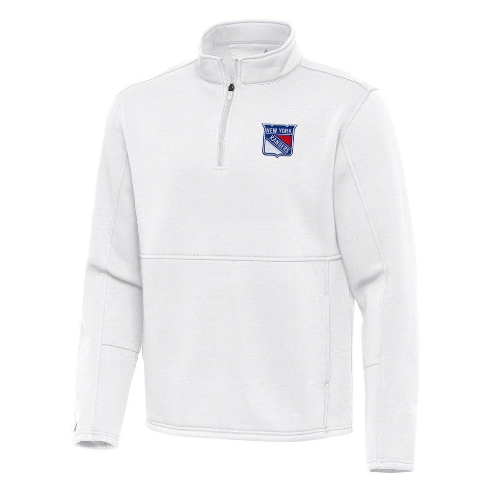 New York Rangers Antigua Twist Quarter-Zip Pullover Jacket