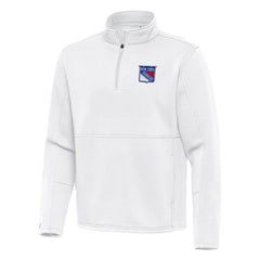 New York Rangers Antigua Twist Quarter-Zip Pullover Jacket