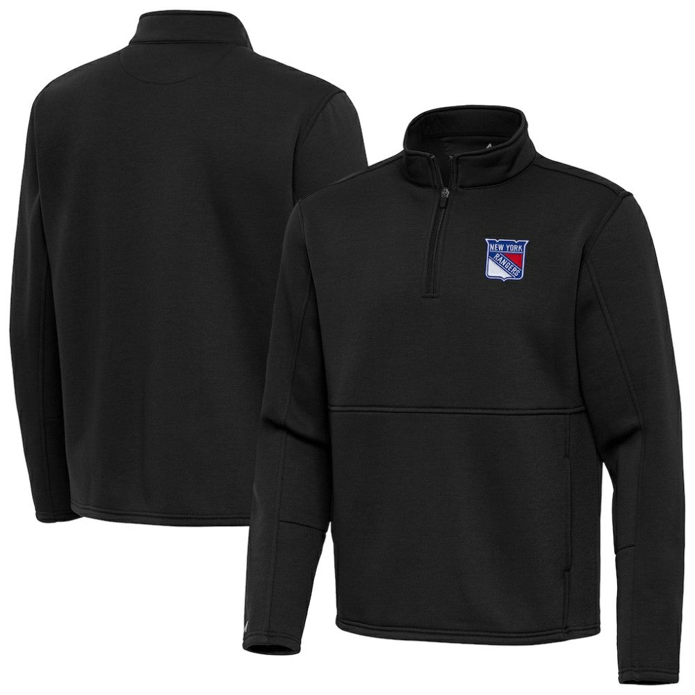 New York Rangers Antigua Twist Quarter-Zip Pullover Jacket