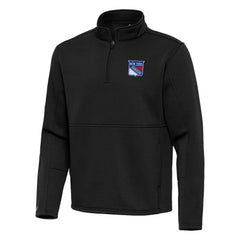 New York Rangers Antigua Twist Quarter-Zip Pullover Jacket