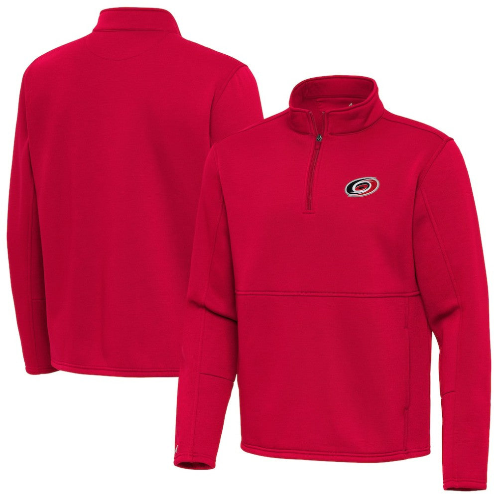 Carolina Hurricanes Antigua Twist Quarter-Zip Pullover Jacket