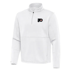Philadelphia Flyers Antigua Twist Quarter-Zip Pullover Jacket