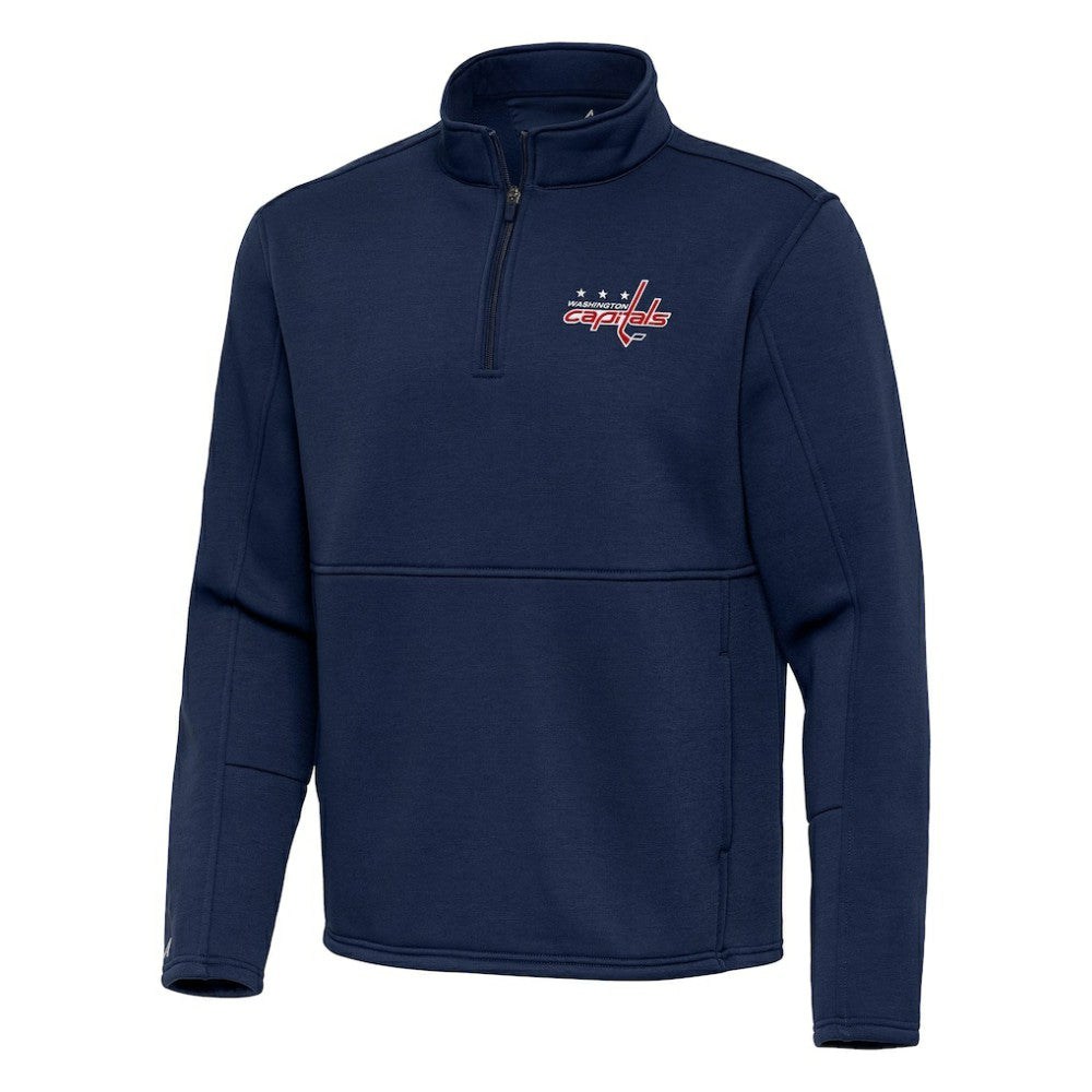 Washington Capitals Antigua Twist Quarter-Zip Pullover Jacket