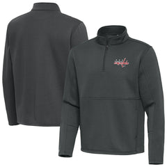 Washington Capitals Antigua Twist Quarter-Zip Pullover Jacket