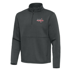 Washington Capitals Antigua Twist Quarter-Zip Pullover Jacket