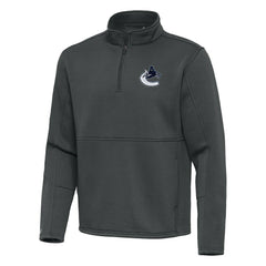 Vancouver Canucks Antigua Twist Quarter-Zip Pullover Jacket