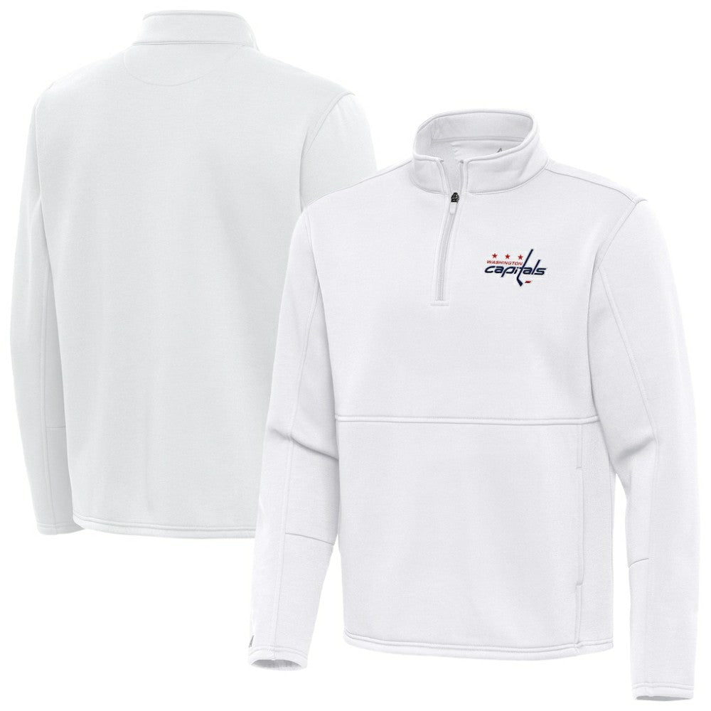 Washington Capitals Antigua Twist Quarter-Zip Pullover Jacket
