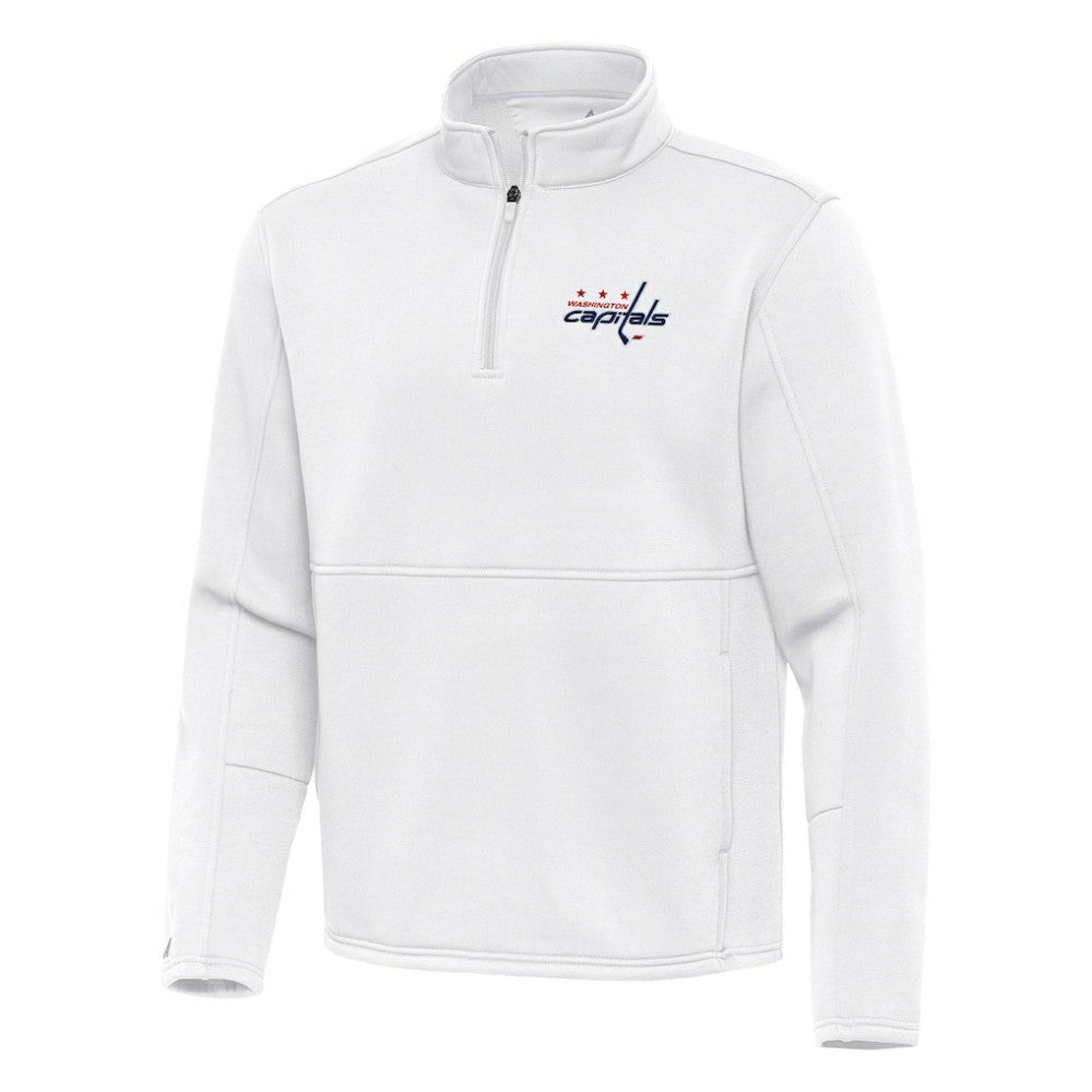 Washington Capitals Antigua Twist Quarter-Zip Pullover Jacket