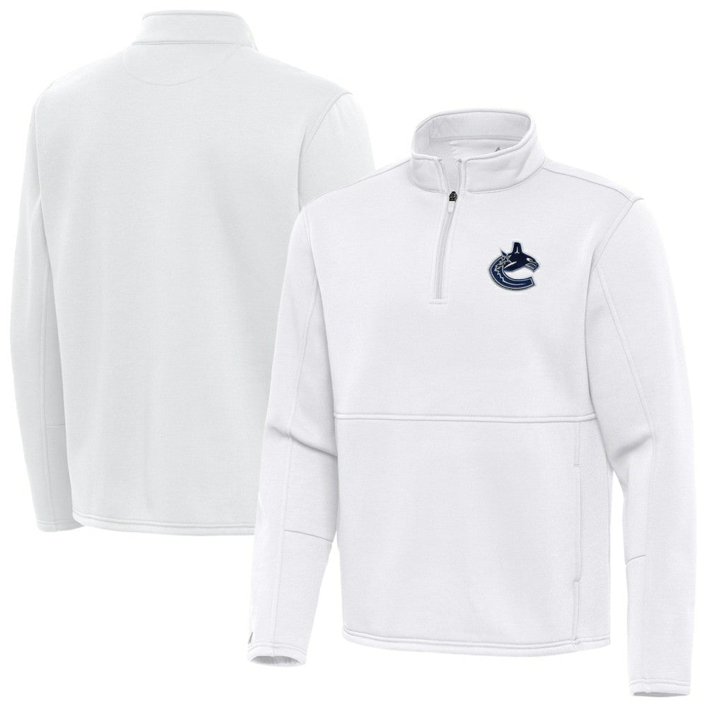 Vancouver Canucks Antigua Twist Quarter-Zip Pullover Jacket