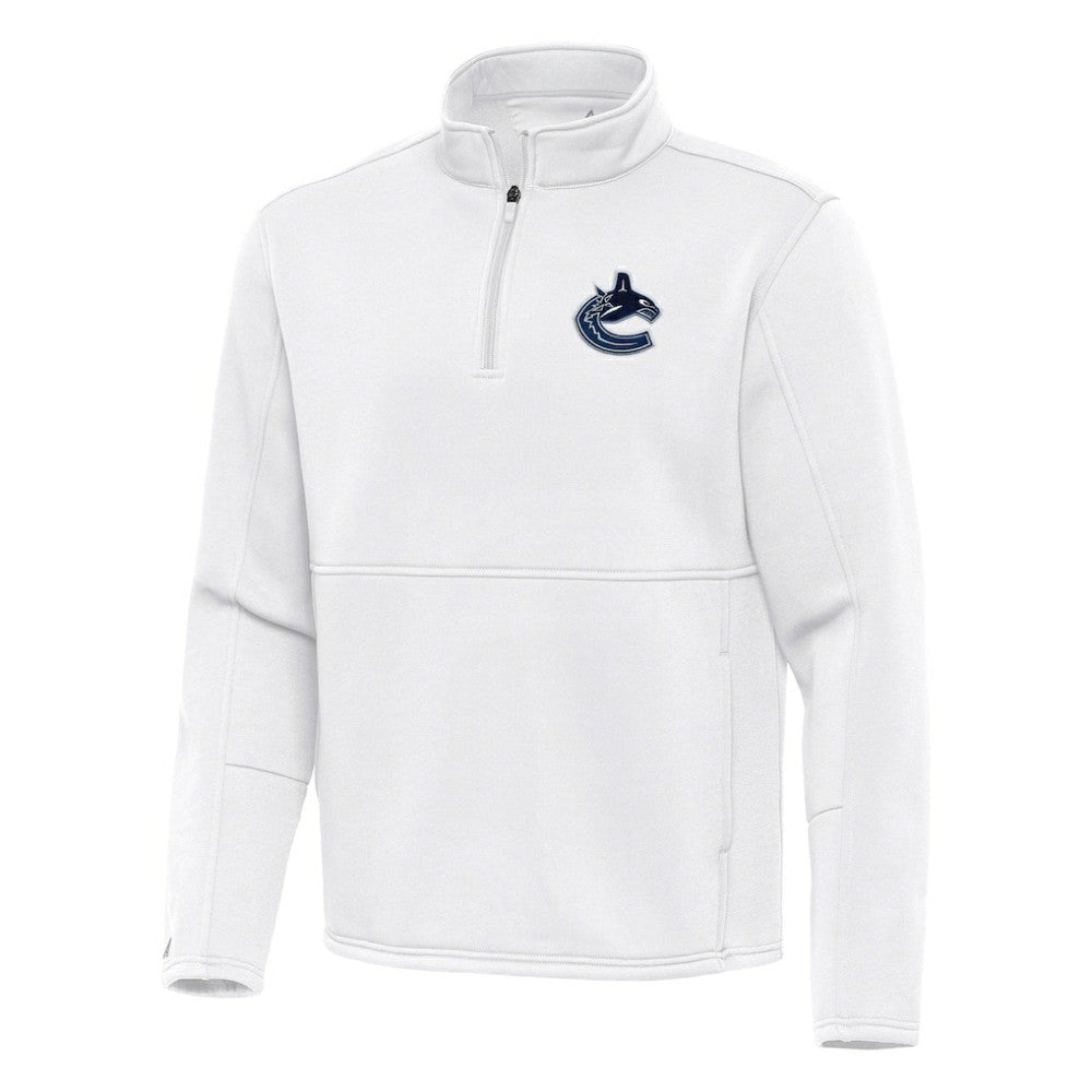 Vancouver Canucks Antigua Twist Quarter-Zip Pullover Jacket
