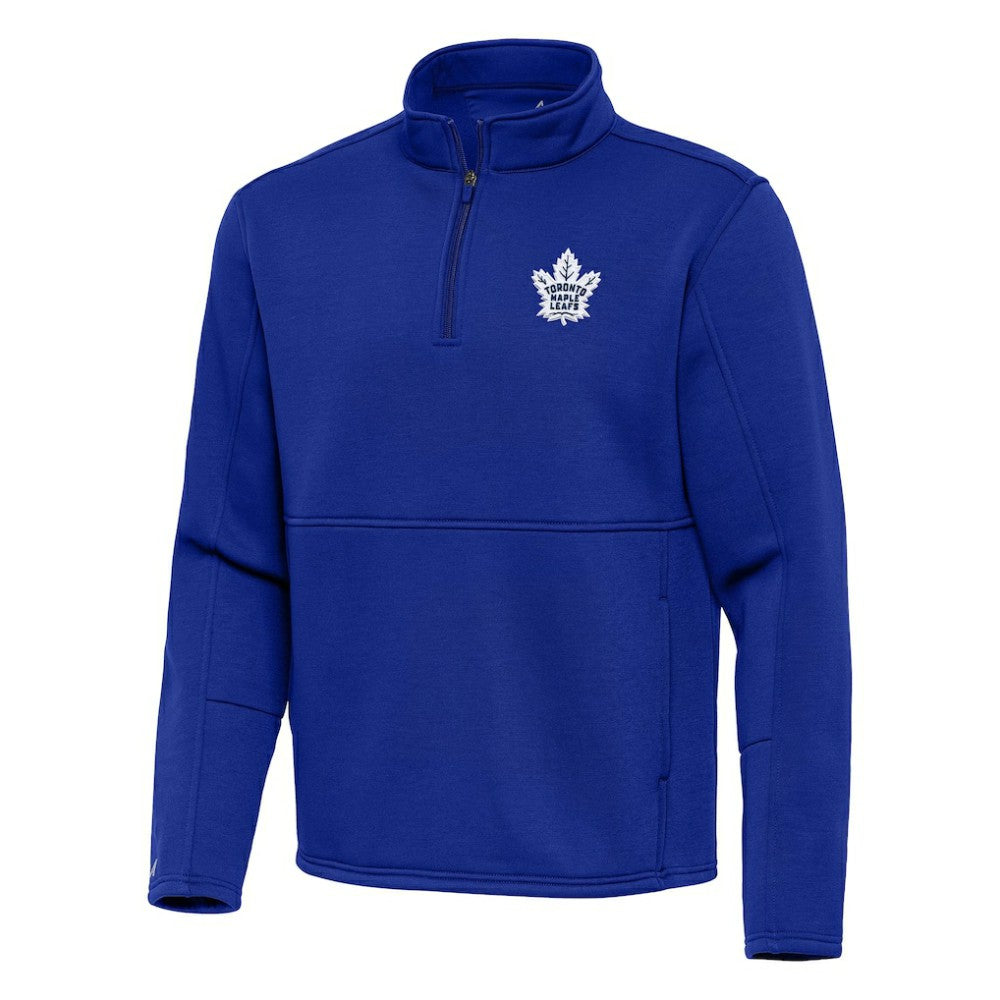 Toronto Maple Leafs Antigua Twist Quarter-Zip Pullover Jacket