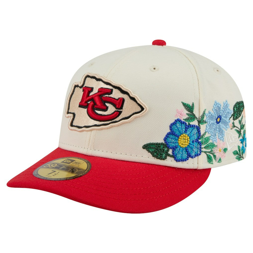 NFL Kansas City Chiefs Tonal Floral 59FIFTY Fitted Hat