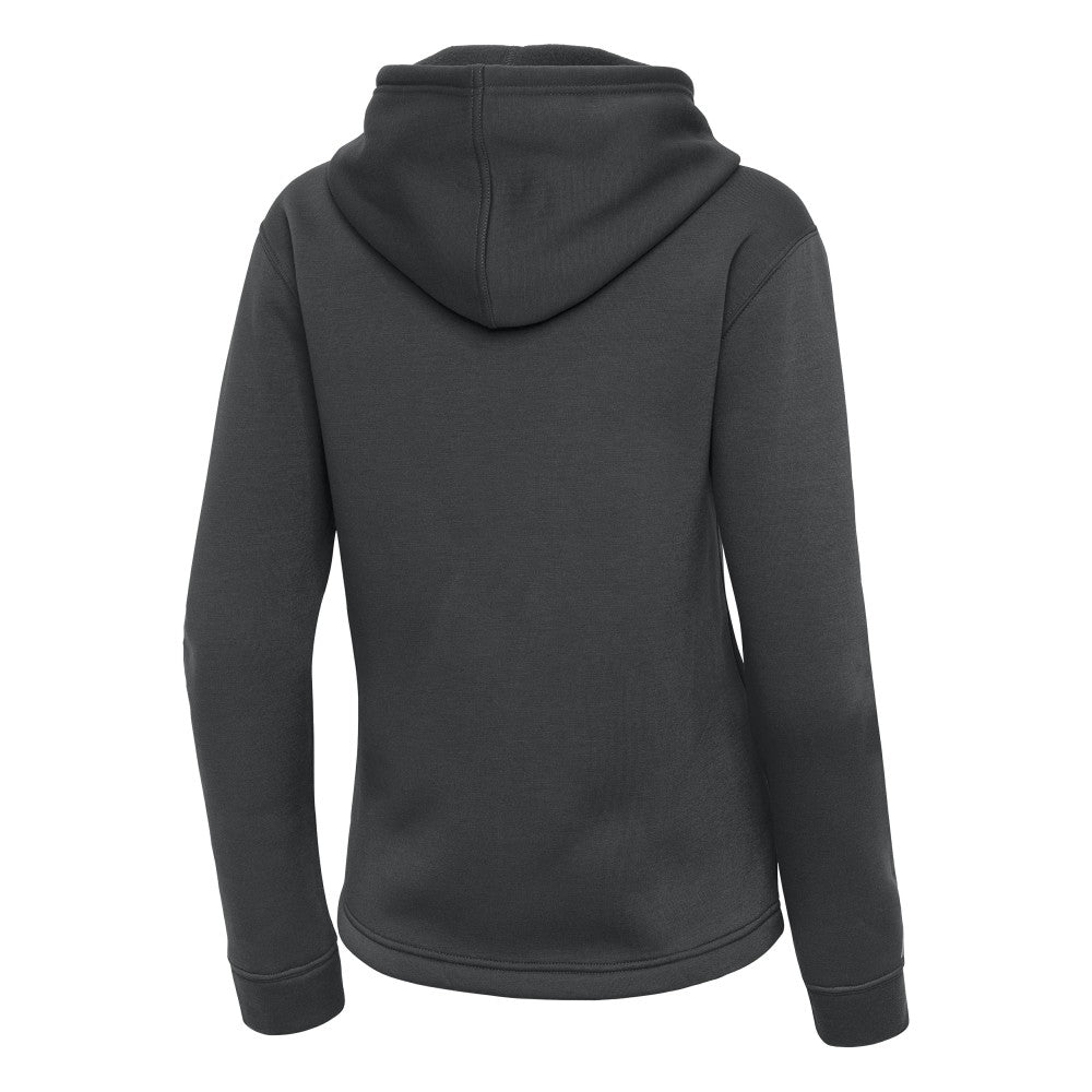 Cincinnati Reds Antigua Women's Contemporary Quarter-Zip Hoodie - Pewter