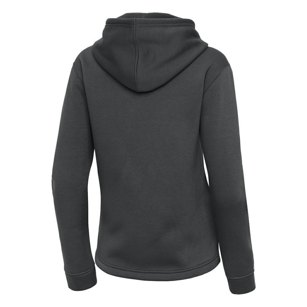 Los Angeles Dodgers Antigua Women's Contemporary Quarter-Zip Hoodie - Pewter
