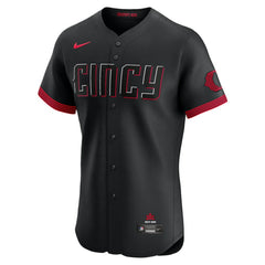 Cincinnati Reds City Connect  Elite Jersey - Black | Nike