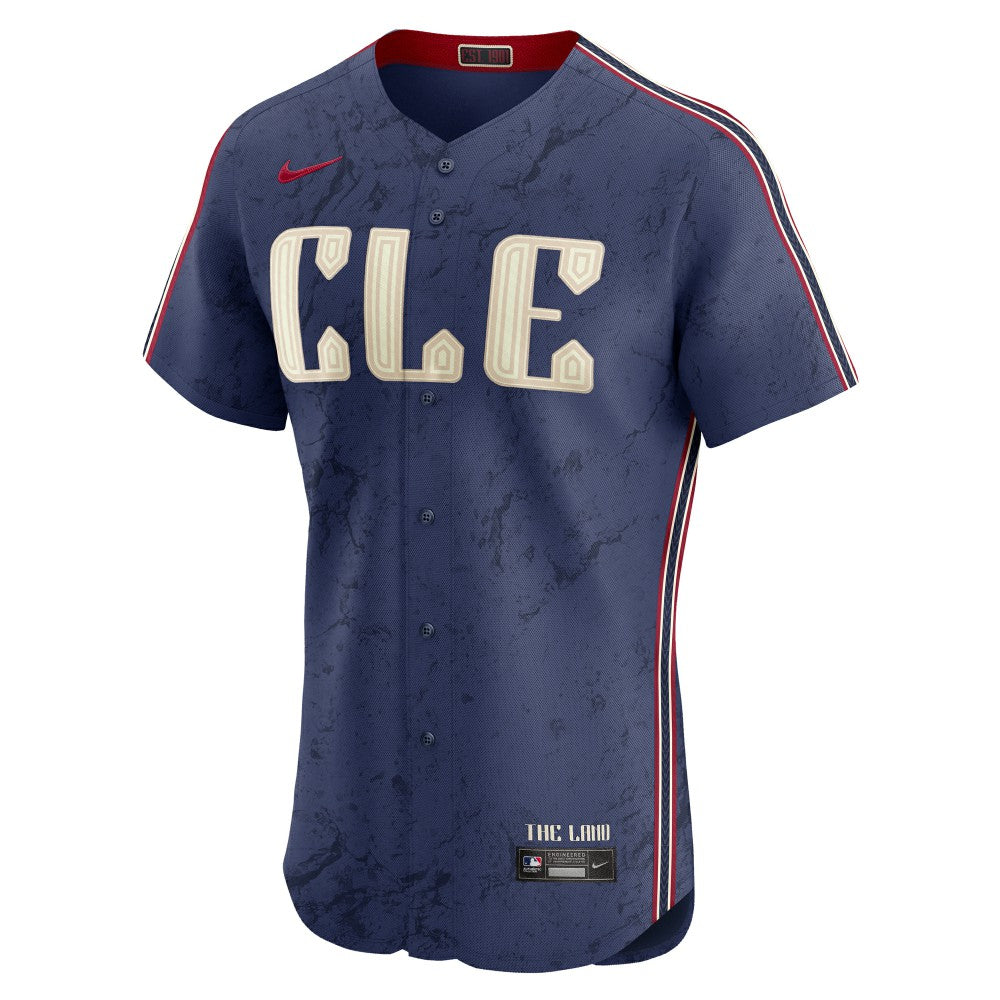 Cleveland Guardians City Connect Elite Jersey - Navy | Nike