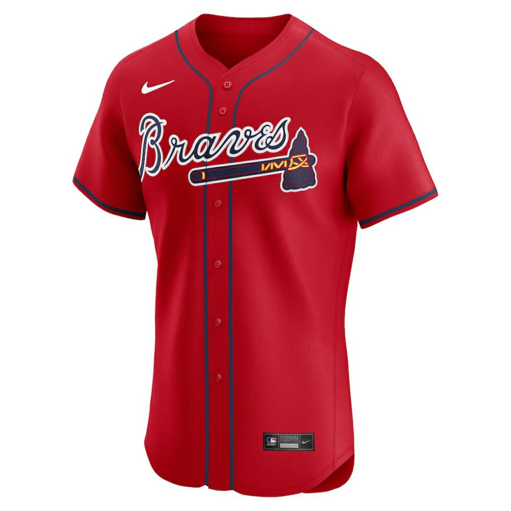 Atlanta Braves Alternate Elite Jersey - Red | Nike