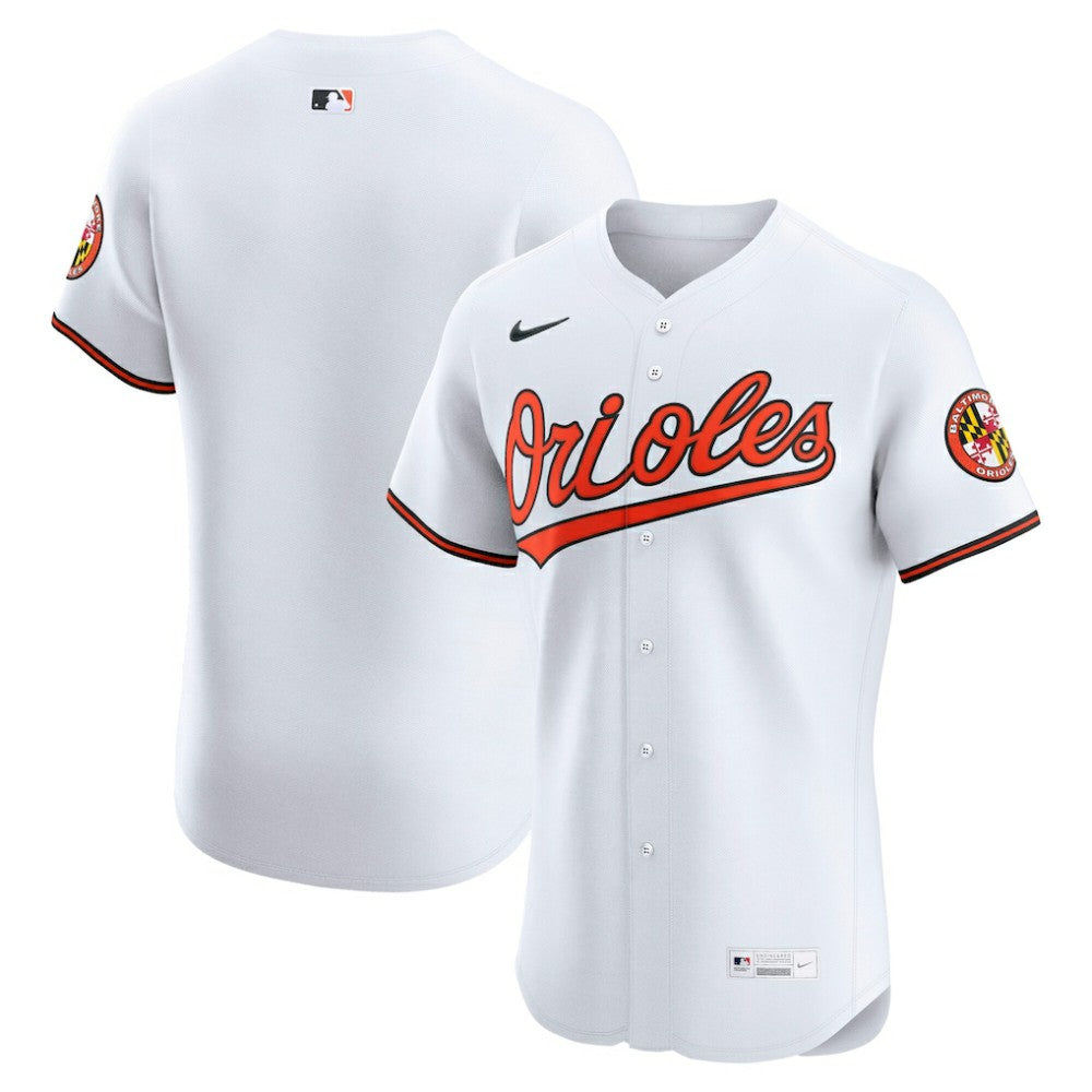 Baltimore Orioles Home Elite Jersey - White | Nike