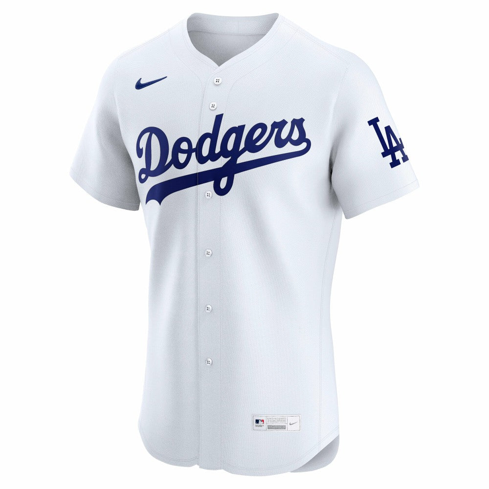 Los Angeles Dodgers Home Elite Jersey - White | Nike