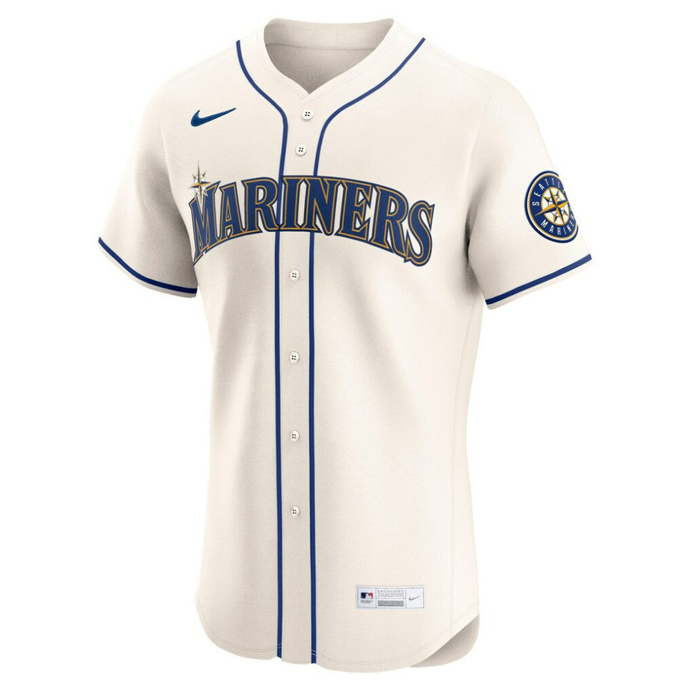 Julio Rodríguez Seattle Mariners Alternate 2 Elite Player Jersey - Cream | Nike