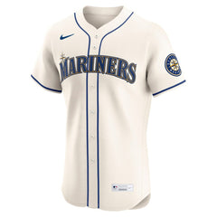 Julio Rodríguez Seattle Mariners Alternate 2 Elite Player Jersey - Cream | Nike