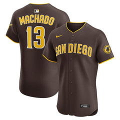 Manny Machado San Diego Padres Road Elite Jersey - Brown | Nike