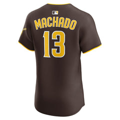 Manny Machado San Diego Padres Road Elite Jersey - Brown | Nike