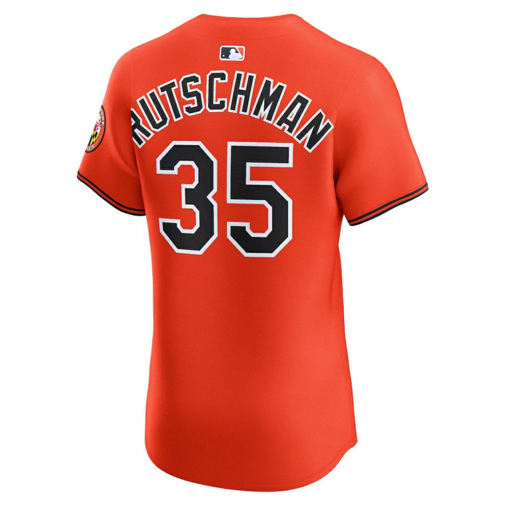 Adley Rutschman Baltimore Orioles Alternate 2 Elite Jersey - Orange | Nike
