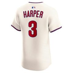 Bryce Harper Philadelphia Phillies Alternate 2 Elite Jersey - Cream | Nike