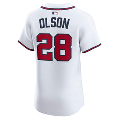 Matt Olson Atlanta Braves Home Elite Player Jersey - White | Nike
