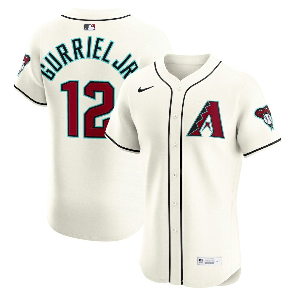 Lourdes Gurriel Jr. Arizona Diamondbacks Home Elite Jersey - Cream | Nike