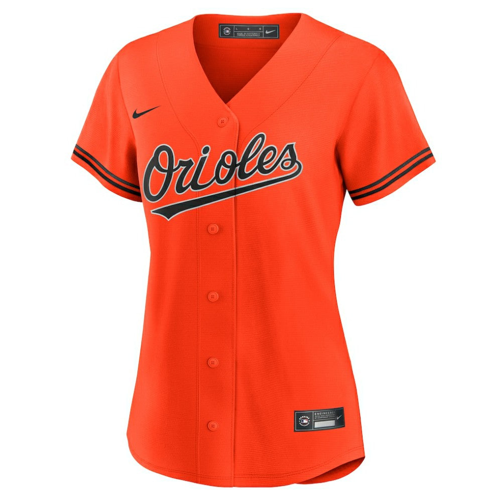 Adley Rutschman Baltimore Orioles Women's Alternate Replica Player Jersey - Orange | Nike