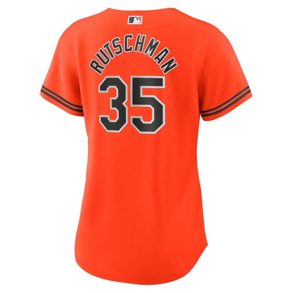 Adley Rutschman Baltimore Orioles Women's Alternate Replica Player Jersey - Orange | Nike