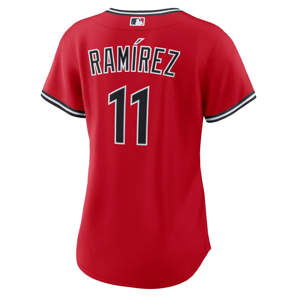 José Ramírez Cleveland Guardians Women's Alternate 2 Replica Jersey - Red | Nike