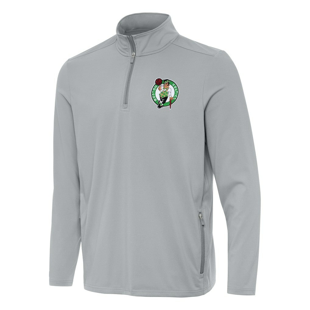 Boston Celtics Antigua Perilous Quarter-Zip Sweatshirt - Gray cheap