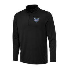 Charlotte Hornets Antigua Reprocess Quarter-Zip Top - Black shop