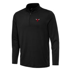 Chicago Bulls Antigua Reprocess Quarter-Zip Top - Black online